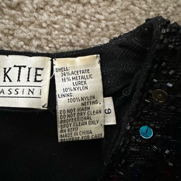 VINTAGE BLACKTIE OLEG CASSINI - Picture 6 of 10